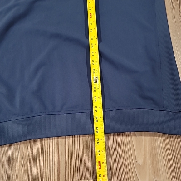 Adidas Men's Navy Blue Stretch Pullover Golf 1/4 Zip Long Sleeve Top XL. - Picture 9 of 9
